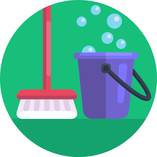 Cleaning tools icon