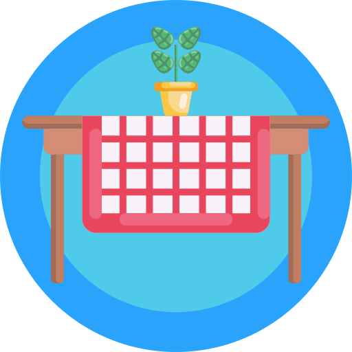 Table cloth icon