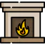 Fireplace icon 64x64