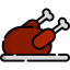 Roast chicken icon 64x64