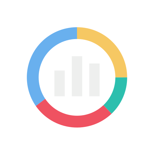 Pie graph icon