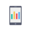 Mobile analytics icône 64x64