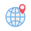 Location pin biểu tượng 64x64