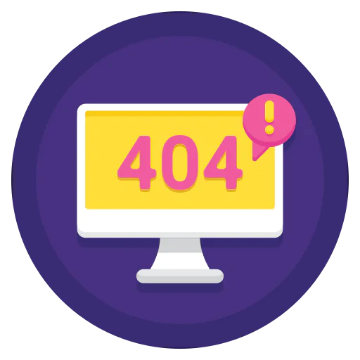 404 error icon