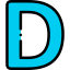 D icon 64x64