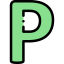 P icon 64x64