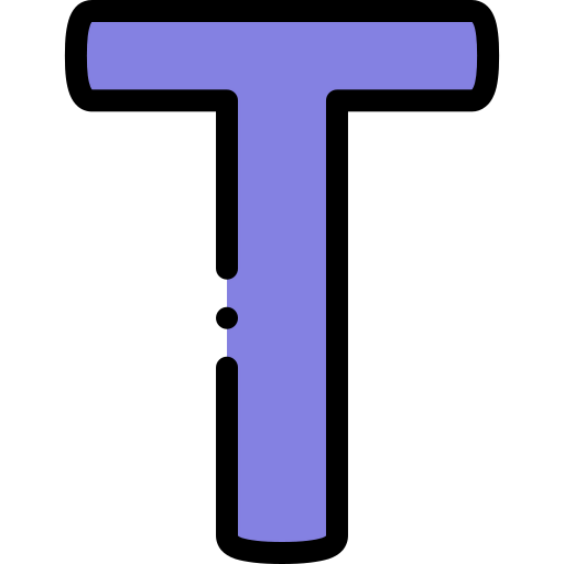 T icon