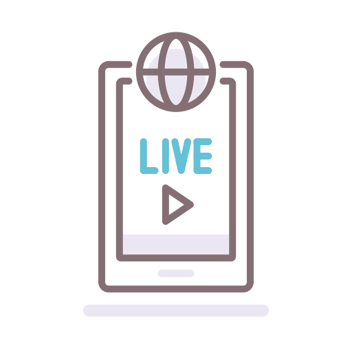 Live streaming icon