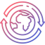 Earth rotation icon 64x64