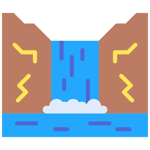 Waterfall icon