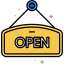 Open sign 图标 64x64