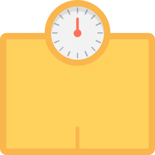 Weight scale icon