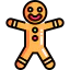 Gingerbread man ícono 64x64