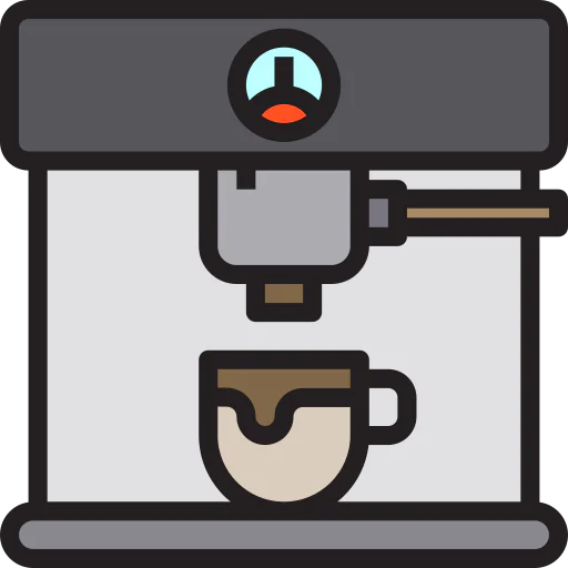 Coffee machine icon