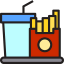 French fries icon 64x64