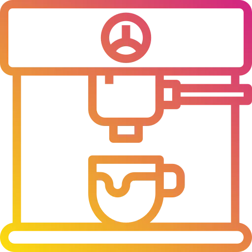 Coffee machine icon