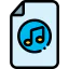 Music file icon 64x64