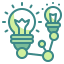 Idea bulb icon 64x64