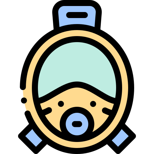 Diving mask icon