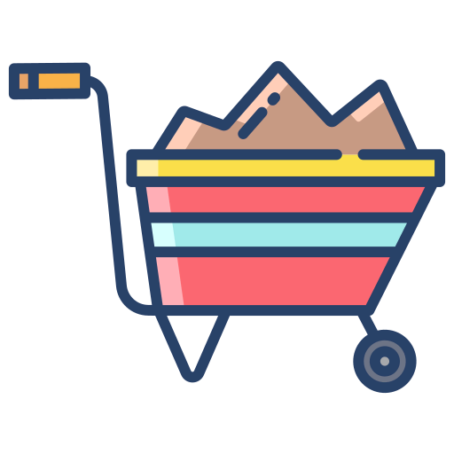 Wheelbarrow icon