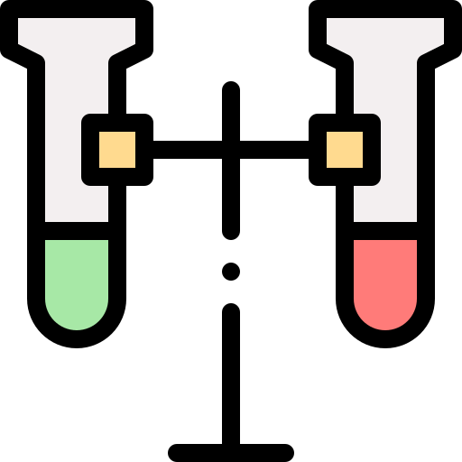 Test tubes icon