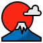 Fuji mountain icon 64x64