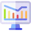 Stock market icon 64x64