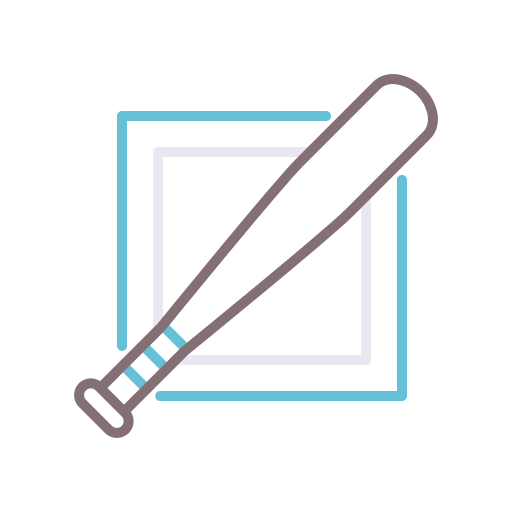 Baseball bat icon