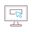 Online booking icon 64x64