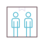 Couple users icon 64x64