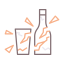 Glass crack icon 64x64