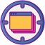 Cyber attack icon 64x64