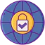 Global security icon 64x64