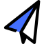 Paper plane icon 64x64
