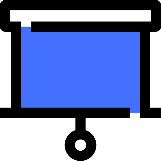 Projection screen icon