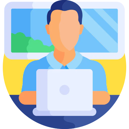 Telecommuting icon