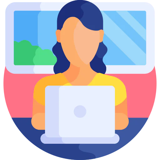 Telecommuting icon