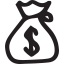Money bag icon 64x64