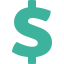 Dollar symbol Ikona 64x64