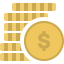 Coins icon 64x64
