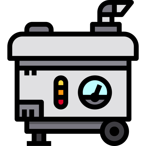 Electric generator icon