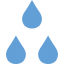 Water drops icon 64x64