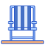 Beach chair ícono 64x64
