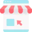Online shopping icon 64x64