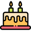 Birthday cake icon 64x64