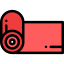 Yoga mat icon 64x64