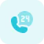 24 hour clock アイコン 64x64