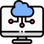 Cloud computing icône 64x64