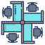Cubicle icon 64x64