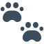 Paw print icon 64x64